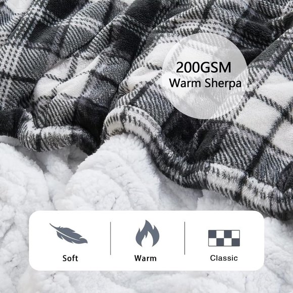 NEW in Box! OCTROT Electric Heated Throw Blanket 50"x60" - Picture 5 of 7